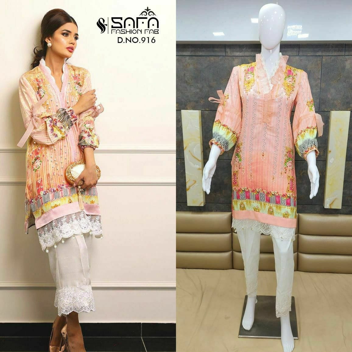 Safa Fashion Sf 916 Latest Fancy Pure Maslin Digital print  Desiner Festive Wear Collection